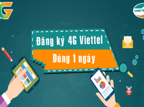Cách Đăng Ký Gói 4G 1 Ngày 3K Của Viettel 