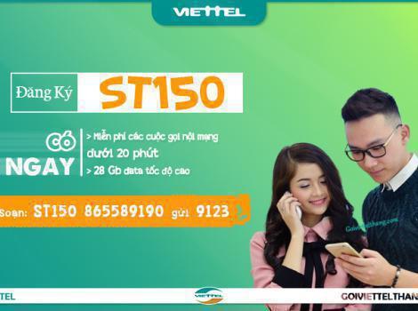 Gói cước gọi nội mạng Viettel 150k 1 tháng 2022