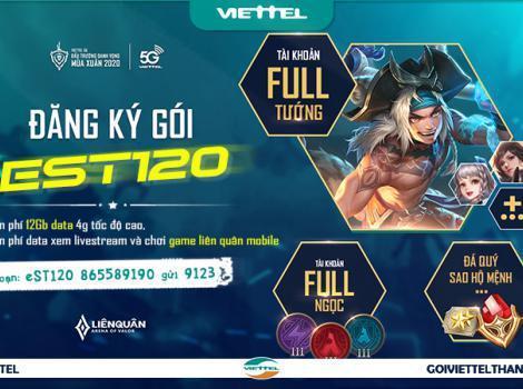 Đăng ký data 4G chơi Game Liên Quân Viettel 2023
