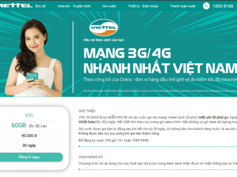 Gói cước 4G Viettel nào phù hợp với shipper?