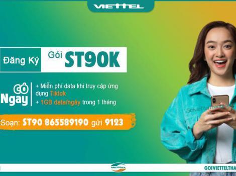 Gói 4G Viettel free data xem tiktok 2022