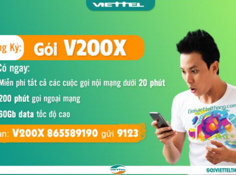 Cách gia hạn gói V200X của Viettel 2022