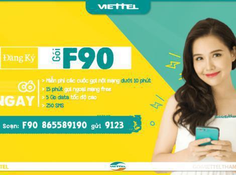 Cách đăng ký gói F90 của VIettel 2022