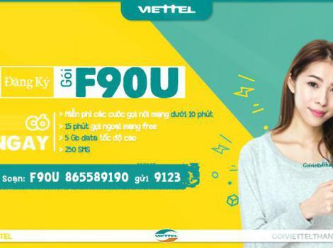 Cách đăng ký gói F90U của Viettel 2022