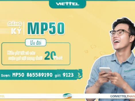 Cách khôi phục, gia hạn gói MP50 của Viettel 