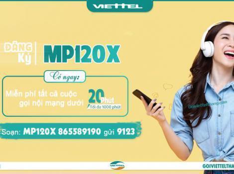 Cách đăng ký gói MP120X Viettel