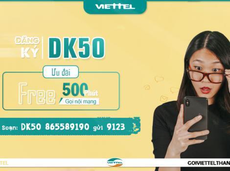Cách đăng ký 500 phút gọi Viettel