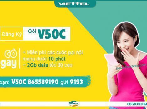 Đăng ký gói cước 3V50C của Viettel 150k sử dụng 3 tháng