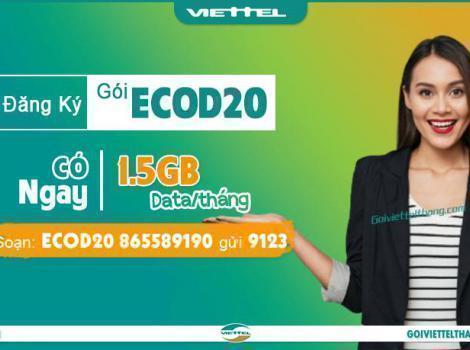 Gói cước 4G Viettel 20k/tháng ưu đãi 2023