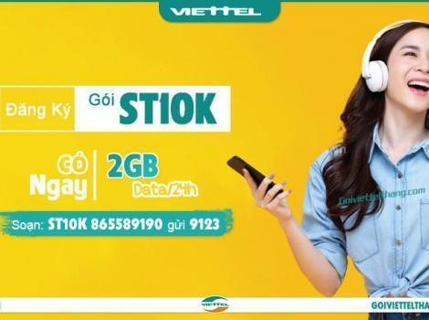 Cách đăng ký gói 10k 2GB Viettel 1 ngày 2023