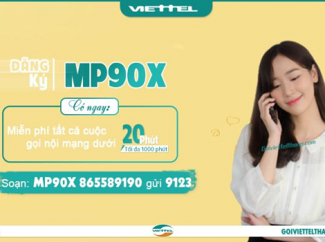 Cách khôi phục gói MP90X của Viettel 90k miễn phí gọi