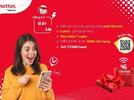 Các Gói Mạng Viettel 10K 1 Ngày Có 5Gb + Free Gọi 