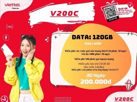 Cách đăng ký 4G Viettel 200K 1 Tháng cho di động 2023