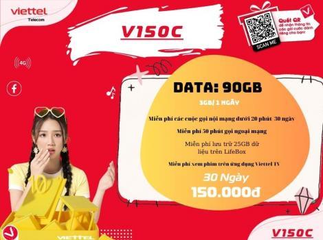 Đăng ký các gói cước 3Gb 1 ngày của Viettel