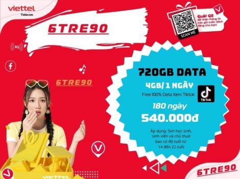 Đăng ký 4G Viettel 6 tháng cho sim sinh viên 2023