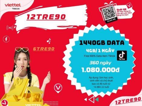 Các gói 4G Viettel 12 tháng cho sim học sinh 2023
