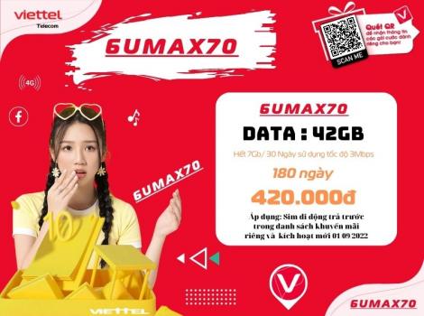 Đăng ký gói 4G Viettel 6 tháng không giới hạn dung lượng 2023