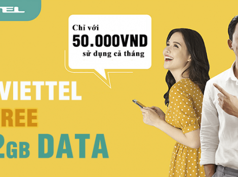 Gói cước Viettel 50k/tháng có 100Gb data tốc độ cao