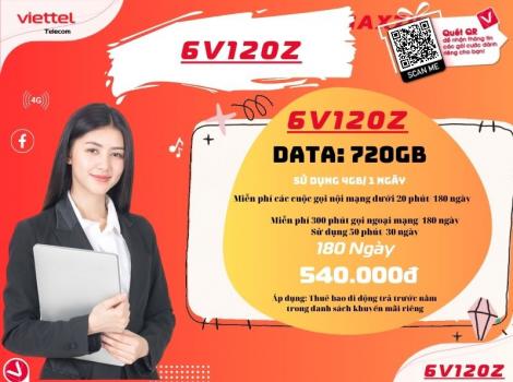 Các gói cước 3G Viettel 6 tháng giá rẻ ưu đãi 2023