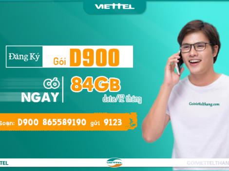 Sim 3G Viettel D900 trọn gói 1 năm ưu đãi nhất 2023