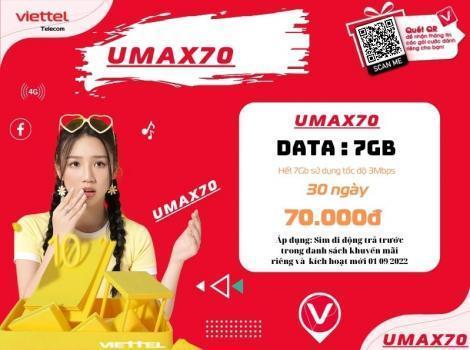 Các gói 4G Viettel 1 tháng 70k Ưu đãi nhất cho di động 2024