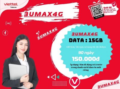 Các gói 4G Viettel 1 tháng 50k chu kỳ 3 tháng sử dụng ưu đãi 2023