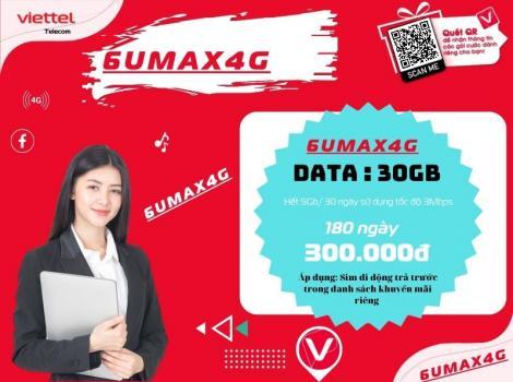 Các gói 4G Viettel 1 tháng 50k chu kỳ 6 tháng sử dụng cho di động 2024