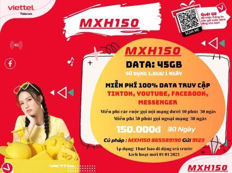Tổng hợp các gói 4G Viettel 150k 1 tháng ưu đãi nhất 2025