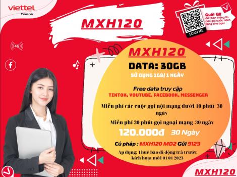 Gói MXH Viettel Miễn Phí Data Xem Youtube