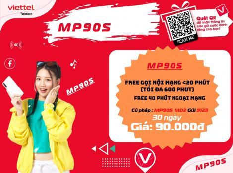 Gói 90K Miễn Phí Gọi Nội Mạng Viettel