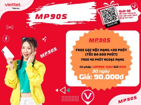 Gói 90K Miễn Phí Gọi Liên Mạng Viettel