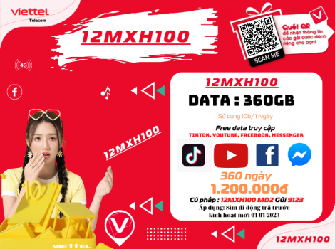 Đăng Ký Gói Data Viettel 1 Năm 2023