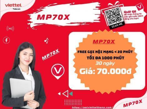 Cách đăng ký gói 70k gọi nội mạng Viettel 2024