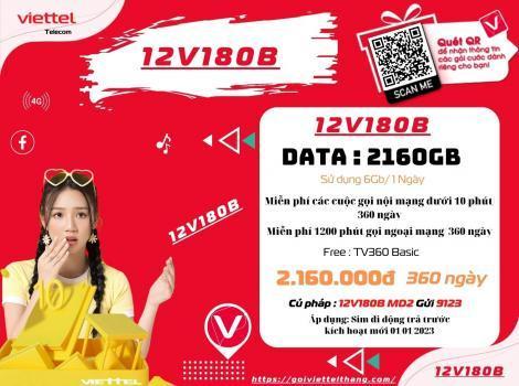 Gói Cước Sim 4G Viettel Trọn Gói 1 Năm 6Gb / Ngày Mới Nhất