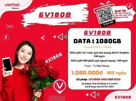 Đăng ký V180B Viettel sử dụng 6 tháng ưu đãi 2024
