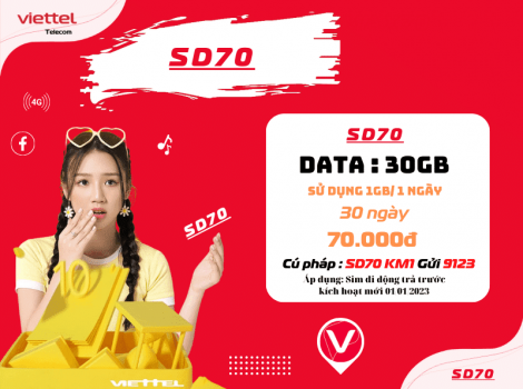 Danh Sách Tất Cả Gói 70K Viettel 1 Tháng Ưu Đãi Mới Nhất 2024