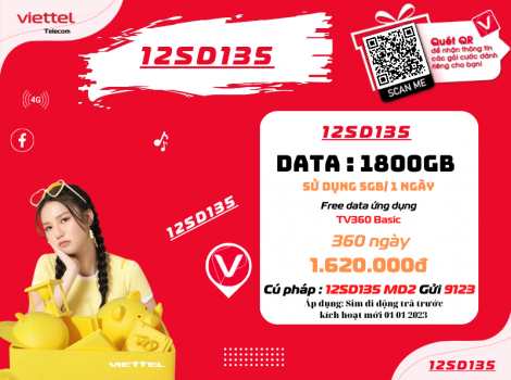 Danh Sách Tất Cả Gói 135K Viettel 1 Tháng Ưu Đãi Mới Nhất 2024