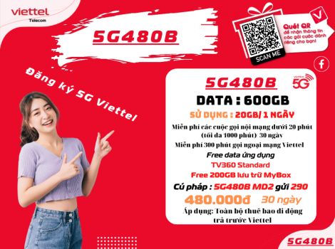 Dùng nhiều data nên đăng ký gói 5G nào của Viettel giá rẻ nhất