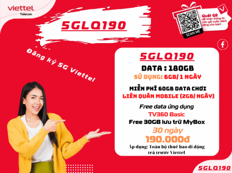 Các gói 6Gb/ ngày tất cả thuê bao đăng ký được