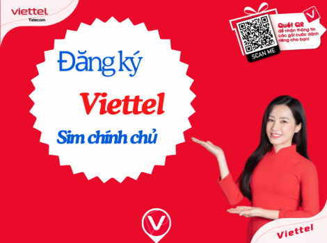 Các cách đăng ký sim Viettel chính chủ