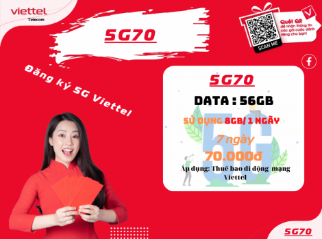 TOP 2 Gói Cước 70K Ưu Đãi Nhất Của Viettel