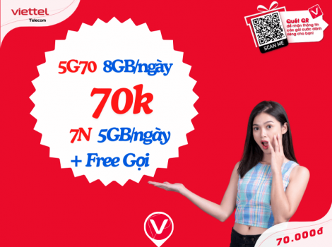 So sánh gói 7N và 5G70 của Viettel - Gói 70K nào Ưu đãi hơn