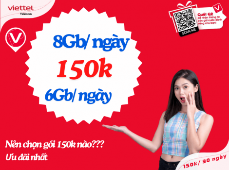 So Sánh 5G150 và 5G150N của Viettel - 150K Gói Nào Ưu Đãi Hơn
