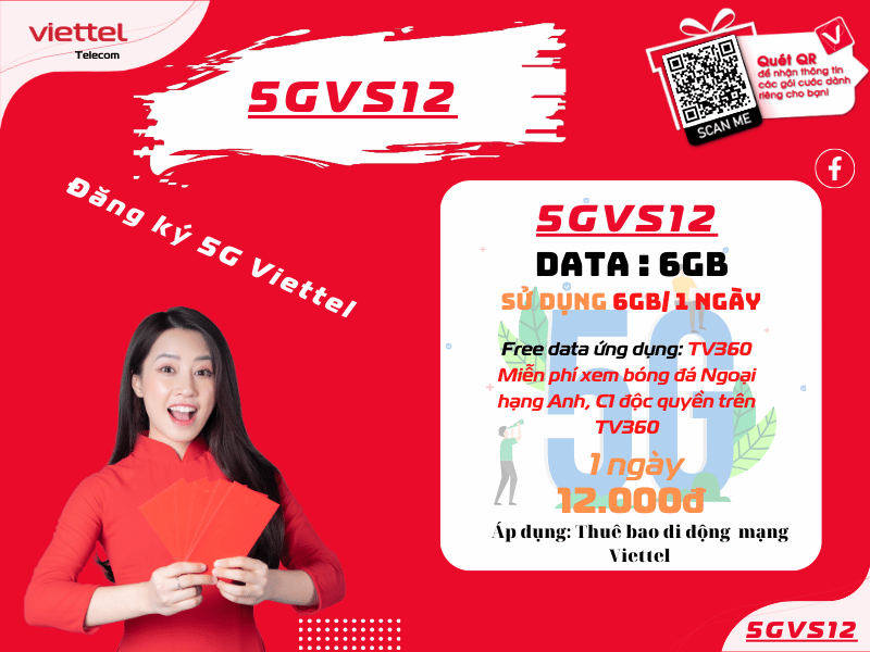 Gói 5GVS12 Viettel