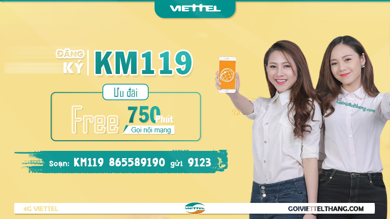 Gói cước KM119 của Viettel