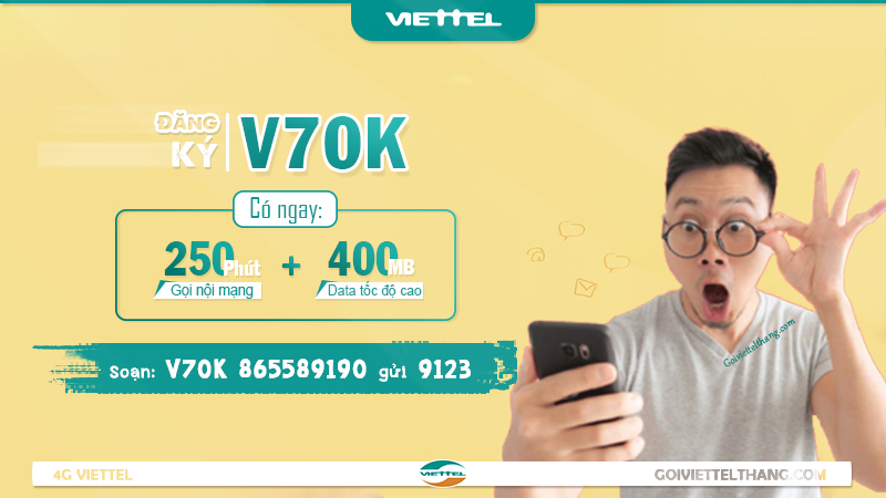 Gói V70K của Viettel