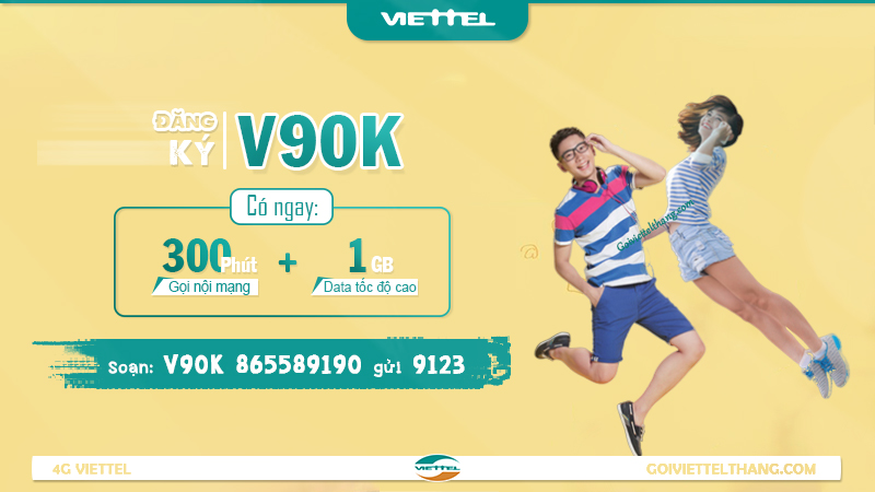 Gói cước V90K của Viettel