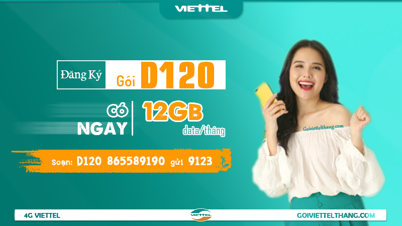 Gói cước D120 của Viettel