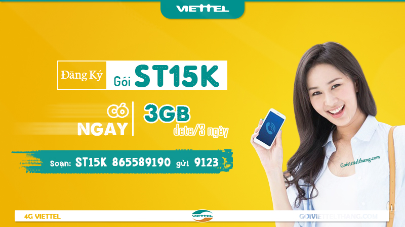 Gói cước ST15K của Viettel