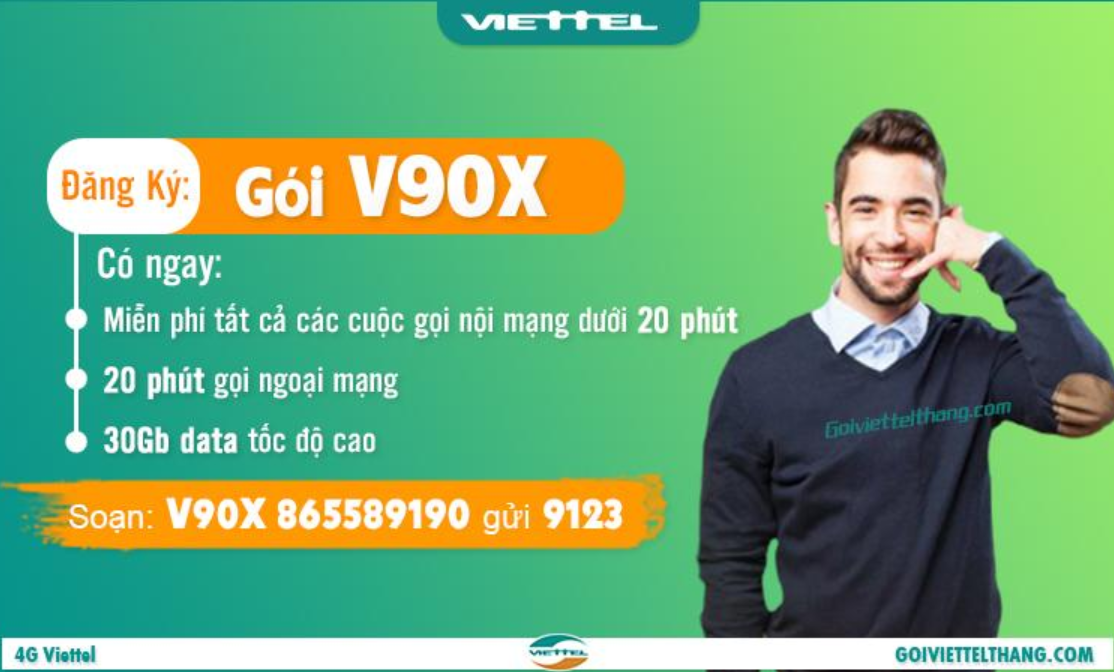 Gói V90X của Viettel